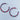 Statement Creolen *BLAU & PINK* von Hermoosa