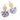 Funky Statement Ohrringe *GLITZER KONFETTI* von Hermoosa