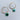 Geometrische Ohrstecker * EMERALD CIRCLE* von Hermoosa