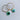 Geometrische Ohrstecker * EMERALD CIRCLE* von Hermoosa
