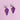 Keramik Statement Ohrringe *PURPLE RAIN* von Hermoosa