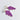Keramik Statement Ohrringe *PURPLE RAIN* von Hermoosa