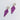 Keramik Statement Ohrringe *PURPLE RAIN* von Hermoosa