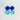 Runde Statement Ohrringe *BLUE* von Hermoosa