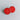 Rote XXL Ohrstecker *MOHNROT* 23mm von Hermoosa