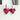 Große GLITZER Herzohrringe *SWEET HEART* von Hermoosa