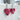 Große GLITZER Herzohrringe *SWEET HEART* von Hermoosa
