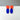 Statement Ohrringe *COLORBLOCK* neonorange/ blau von Hermoosa