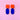 Statement Ohrringe *COLORBLOCK* neonorange/ blau von Hermoosa