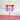 Statement Ohrringe - *TROPICAL MONSTERA neonorange- violett* von Hermoosa