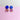 Statement Ohrringe *GLITZERKONFETTI* blau/pink/ golden von Hermoosa
