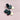 Statement Ohrringe *BLACK DOTTY* gold/silver von Hermoosa
