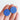 Porzellan-Ohrstecker Blau matt – 16 oder 21 mm