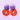 Statement Ohrringe *Orange & Flieder* - Color Pop!