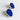 Blaue XXL Keramik Ohrstecker *MAGIC BLUE* von Hermoosa