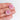 Statement Keramik Ohrstecker *PINK GEPUNKTET* von Hermoosa