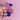 Statement Ohrringe *COLOURBLOCK Blaues Blatt* von Hermoosa