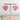 Statement Creolen Herzohrringe *SWEET HEART GLITTER* von Hermoosa