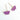 Kidneyohrringe *LOTUS* violett oder rosa von Hermoosa