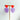 Statement Ohrringe - *TROPICAL MONSTERA neonorange- violett* von Hermoosa