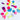 Statement Ohrringe *SQUARE DOT flieder /neonpink* von Hermoosa