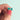 Dreieckige Keramik Ohrstecker *AQUA* von Hermoosa