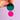 Neon Ohrringe bunt aus Acryl in Pink und Grün – hochwertige Statement Ohrringe von Hermoosa