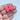 Statement-Ohrringe mit Glitzer – Neonpink | Sommeredition